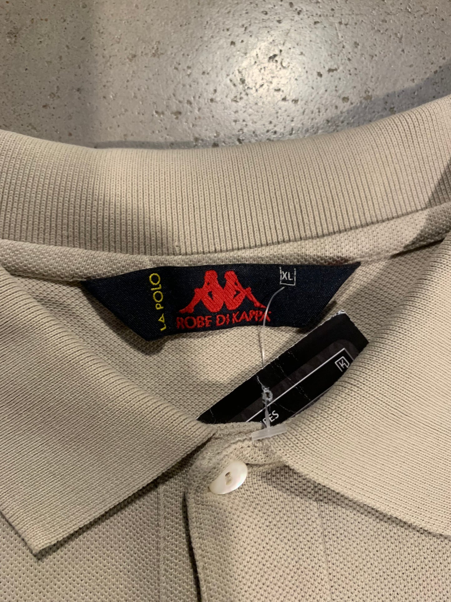 Kappa Vintage Beige Polo Shirt