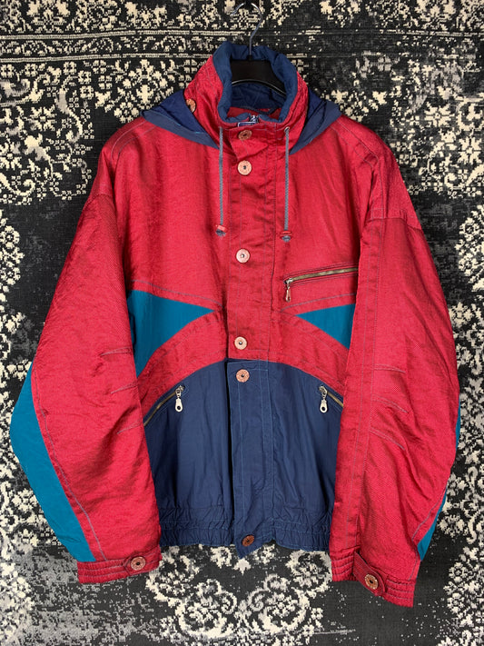 Men's Vintage Multicolor Ski Jacket
