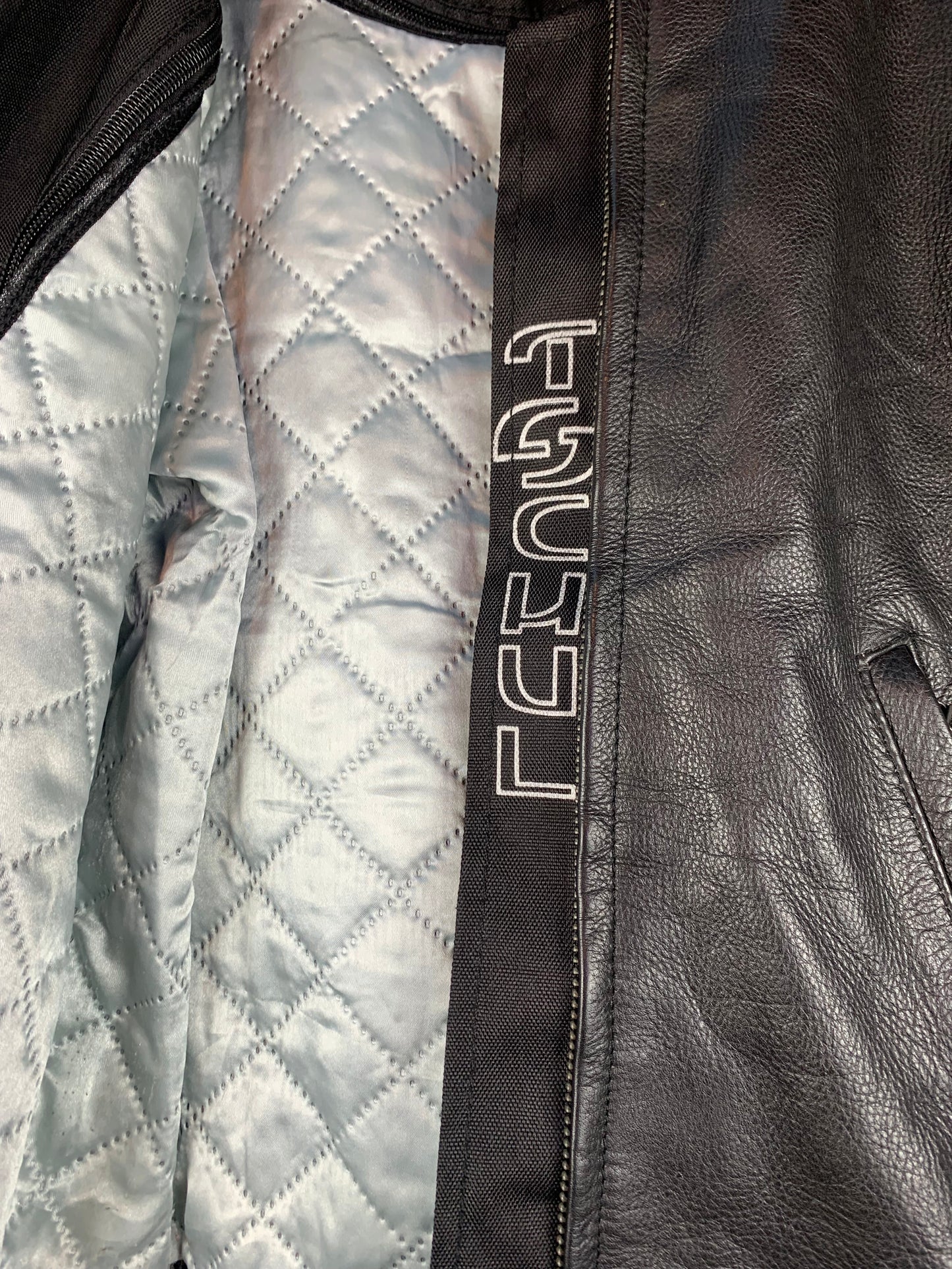 TSCHUL Vintage Black Motorcycle Leather Jacket