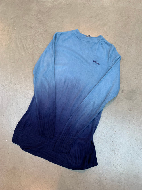 Versace Jeans Couture Gradient Blue Sweater