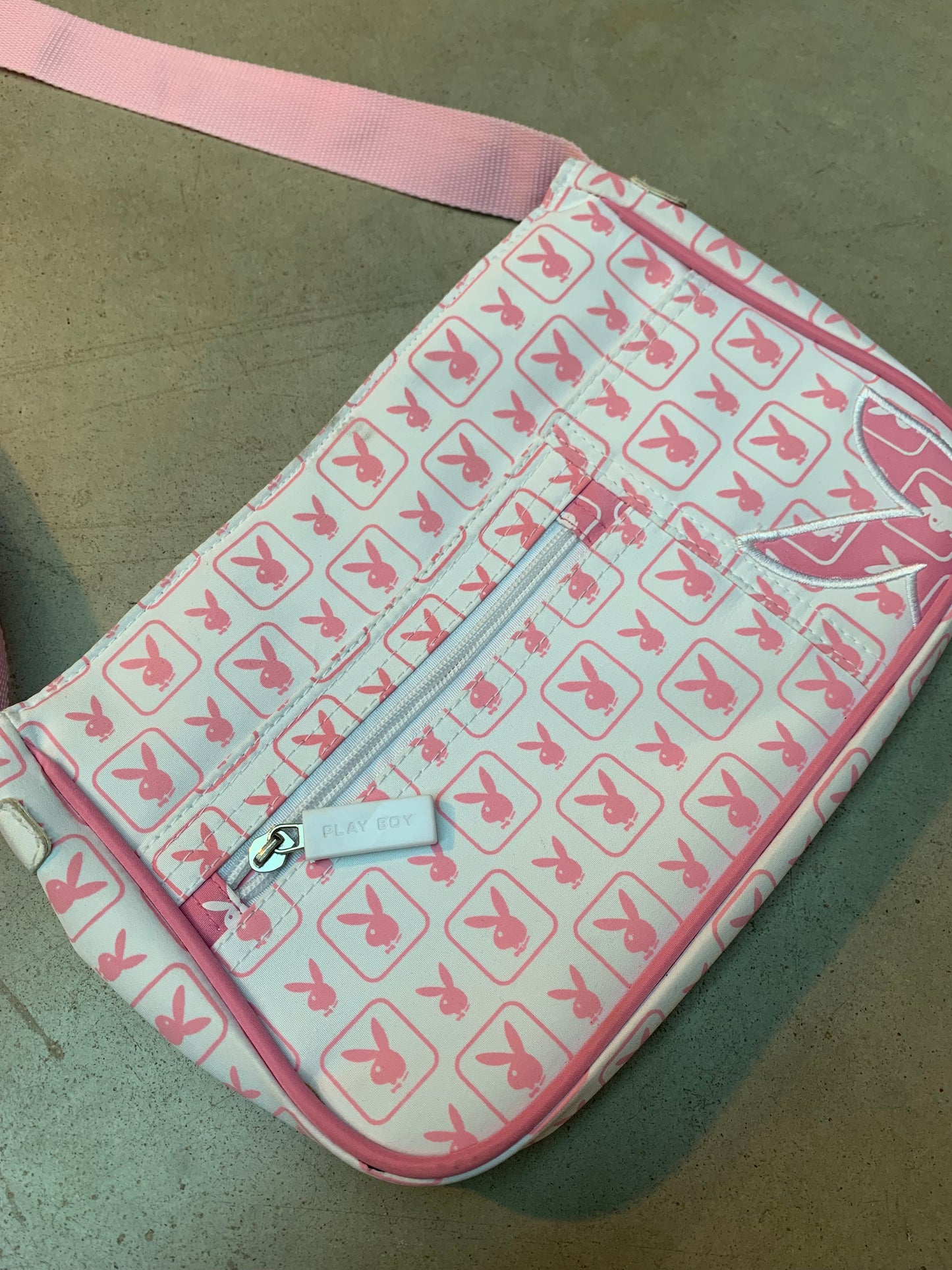 Women’s Pink Playboy Logo Shoulder Bag