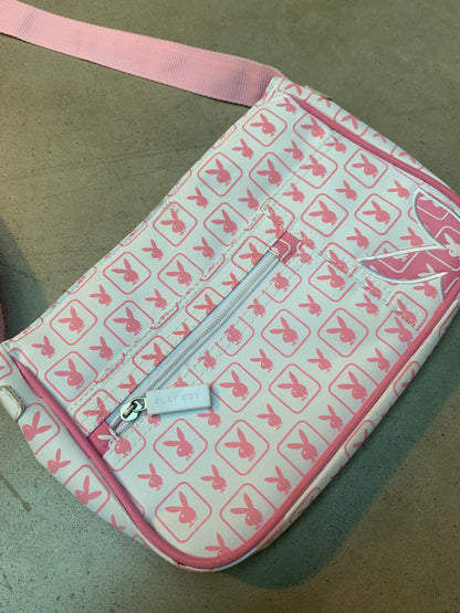 Women’s Pink Playboy Logo Shoulder Bag