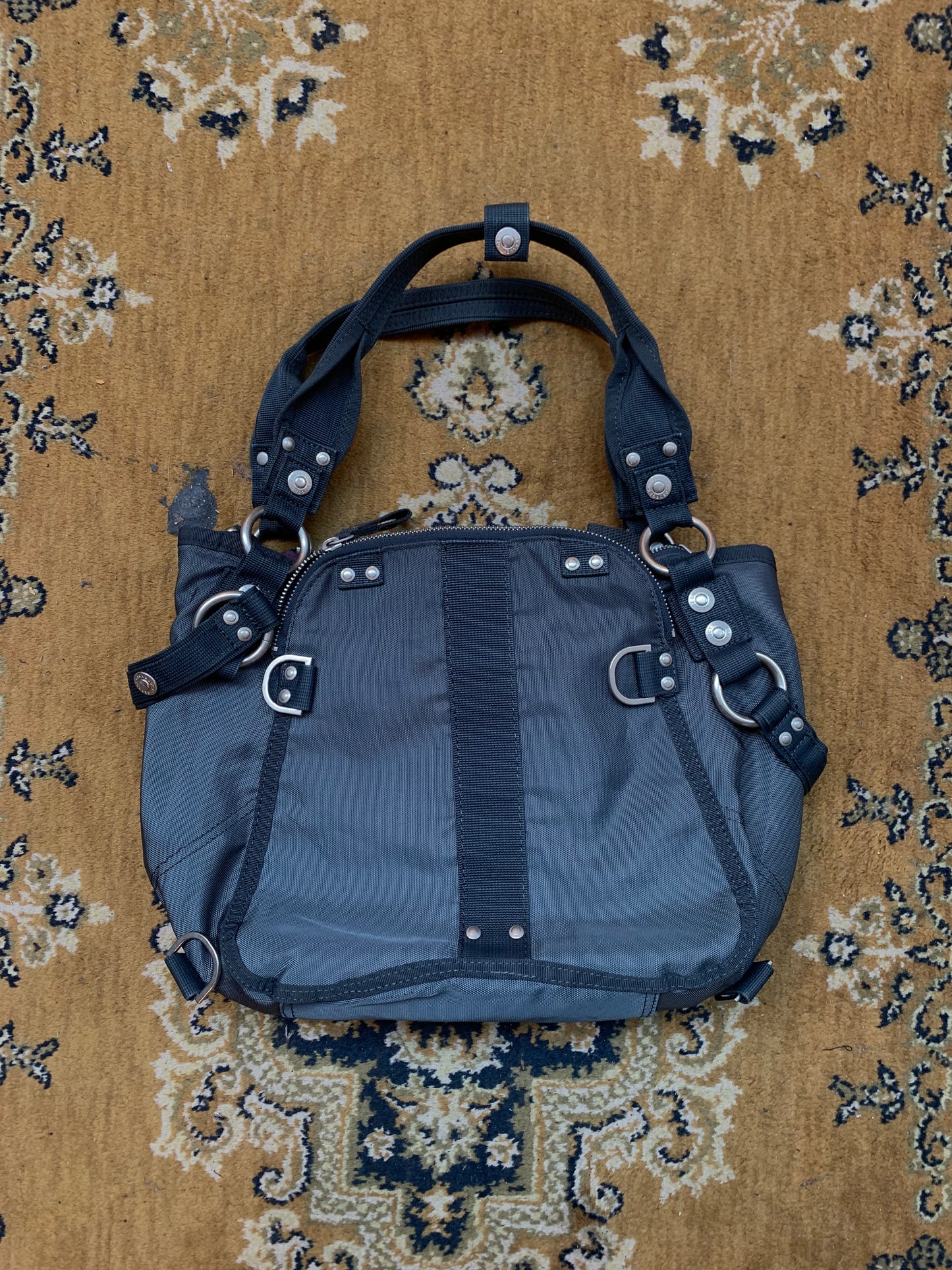 George Gina & Lucy Principessa Gray Greenish Shoulder Bag