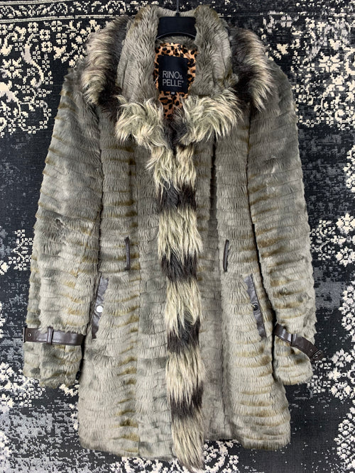 Women's Vintage Rino & Pelle Faux Fur Coat