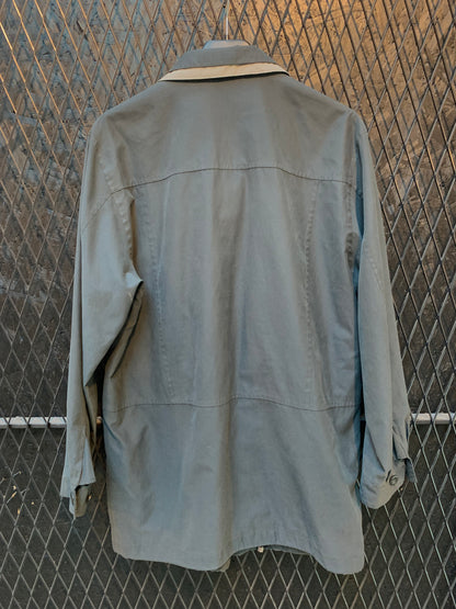 Vintage Men's Grey Outdoor Utliity Jacket