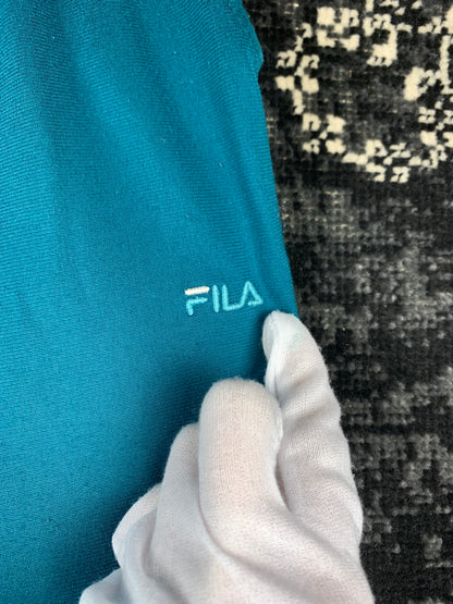 Men's Vintage Fila Logo Tape Track Pants