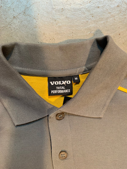 Vintage Men's Volvo Grey Polo Shirt