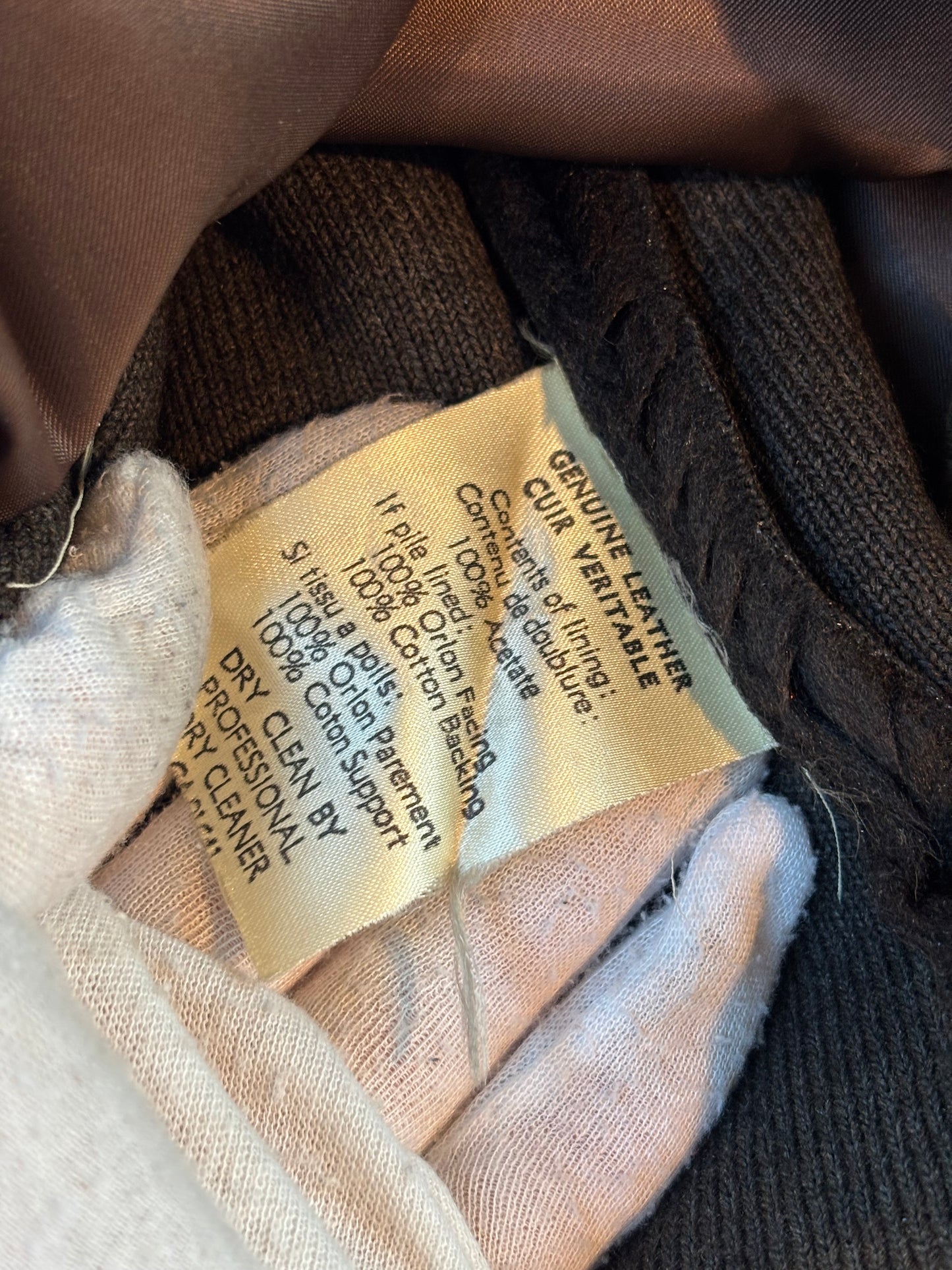 Vintage Coast Sportswear Leather Coat