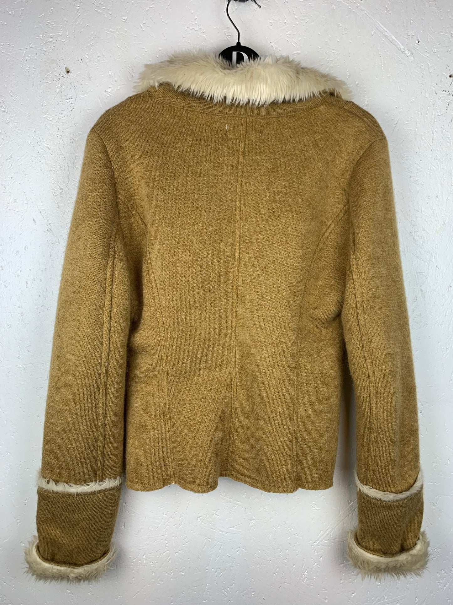 Holly Bracken Y2K Brown Wool Zip Jacket