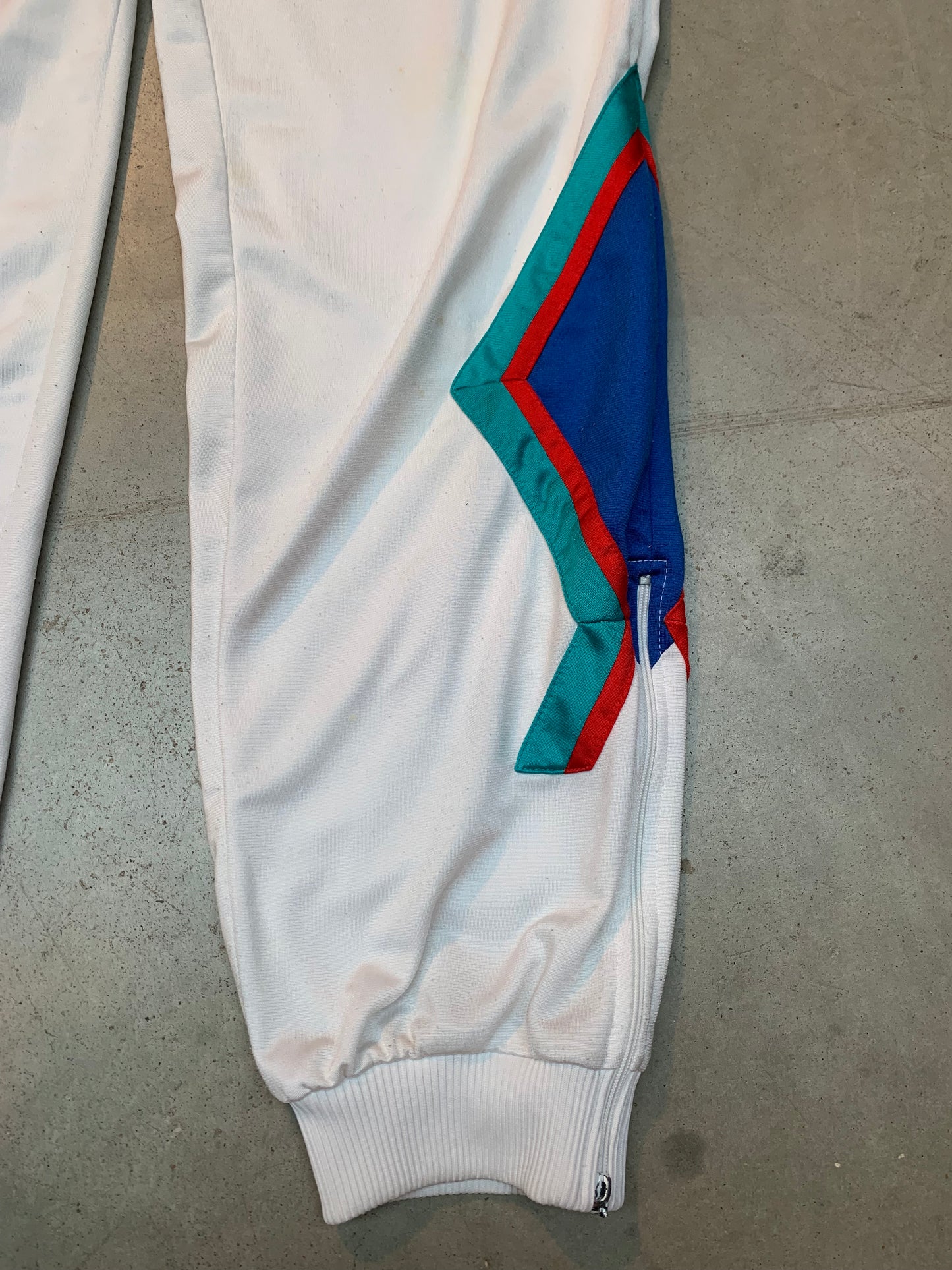 Men's Vintage Adidas White Track Pants