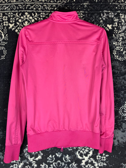 Womens Pink Full Zip Nike Track Jacket