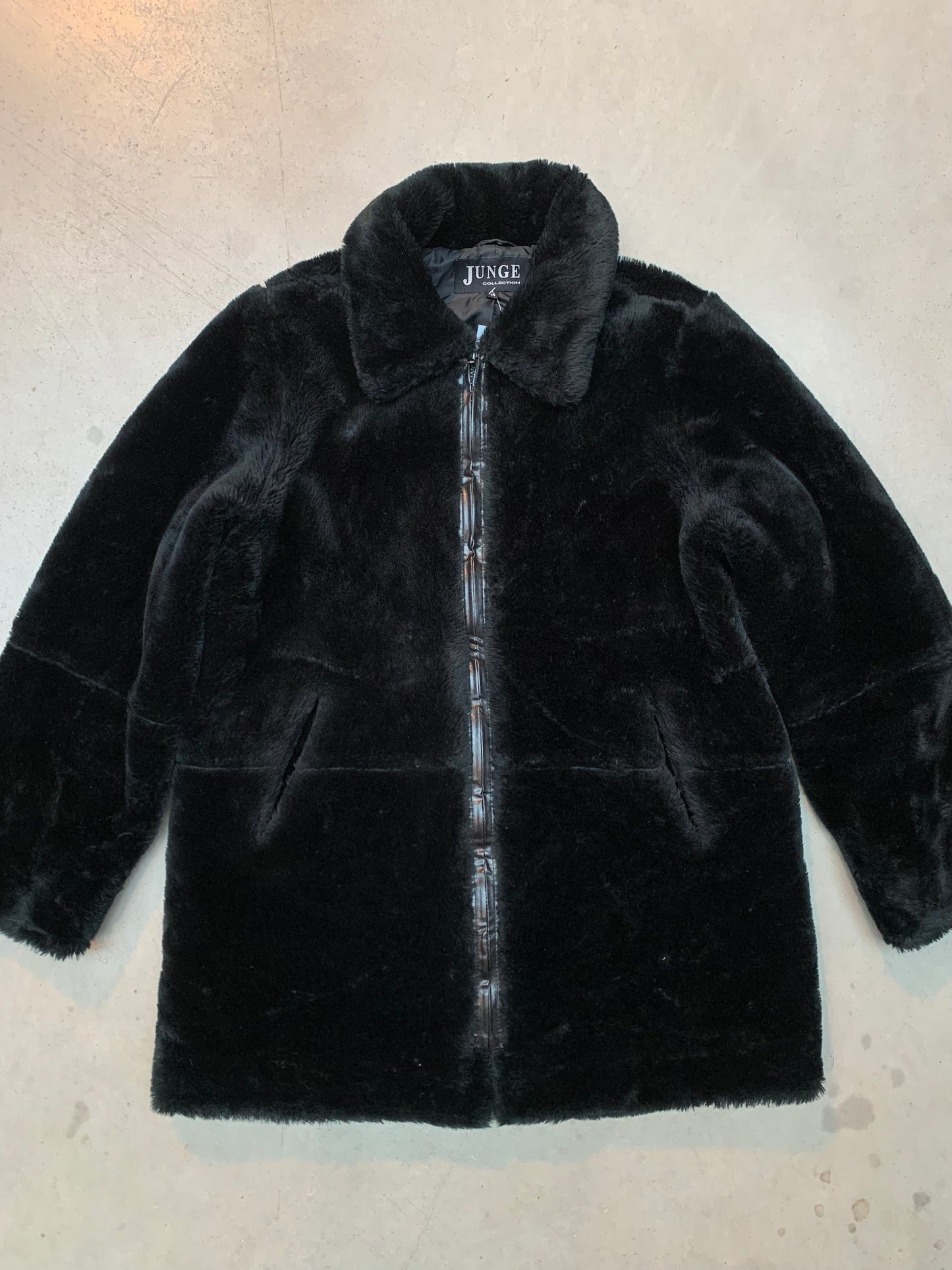 Vintage Women's Junge Collection Faux Fur Coat