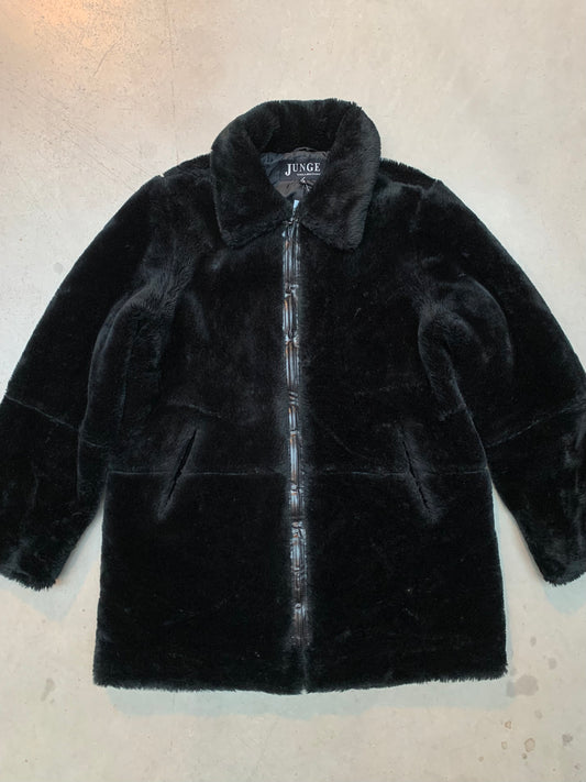 Vintage Women's Junge Collection Faux Fur Coat