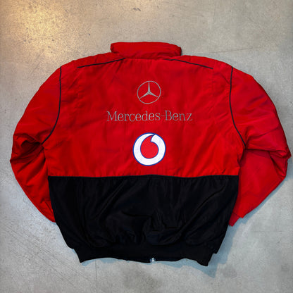 Vintage Unisex F1 Red Mercedes-Benz Santander Racing Team Jacket
