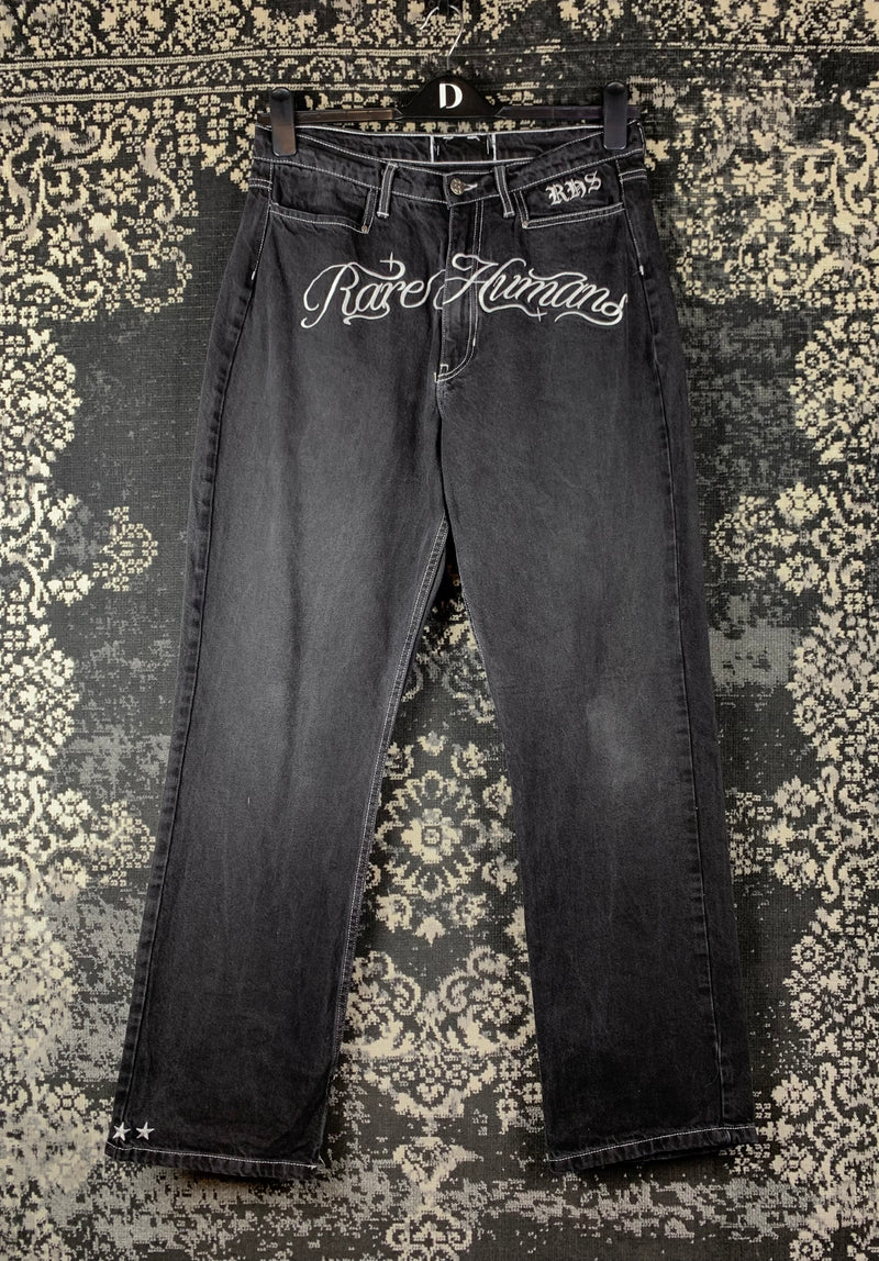 Mens Y2K Rare Humans Jeans