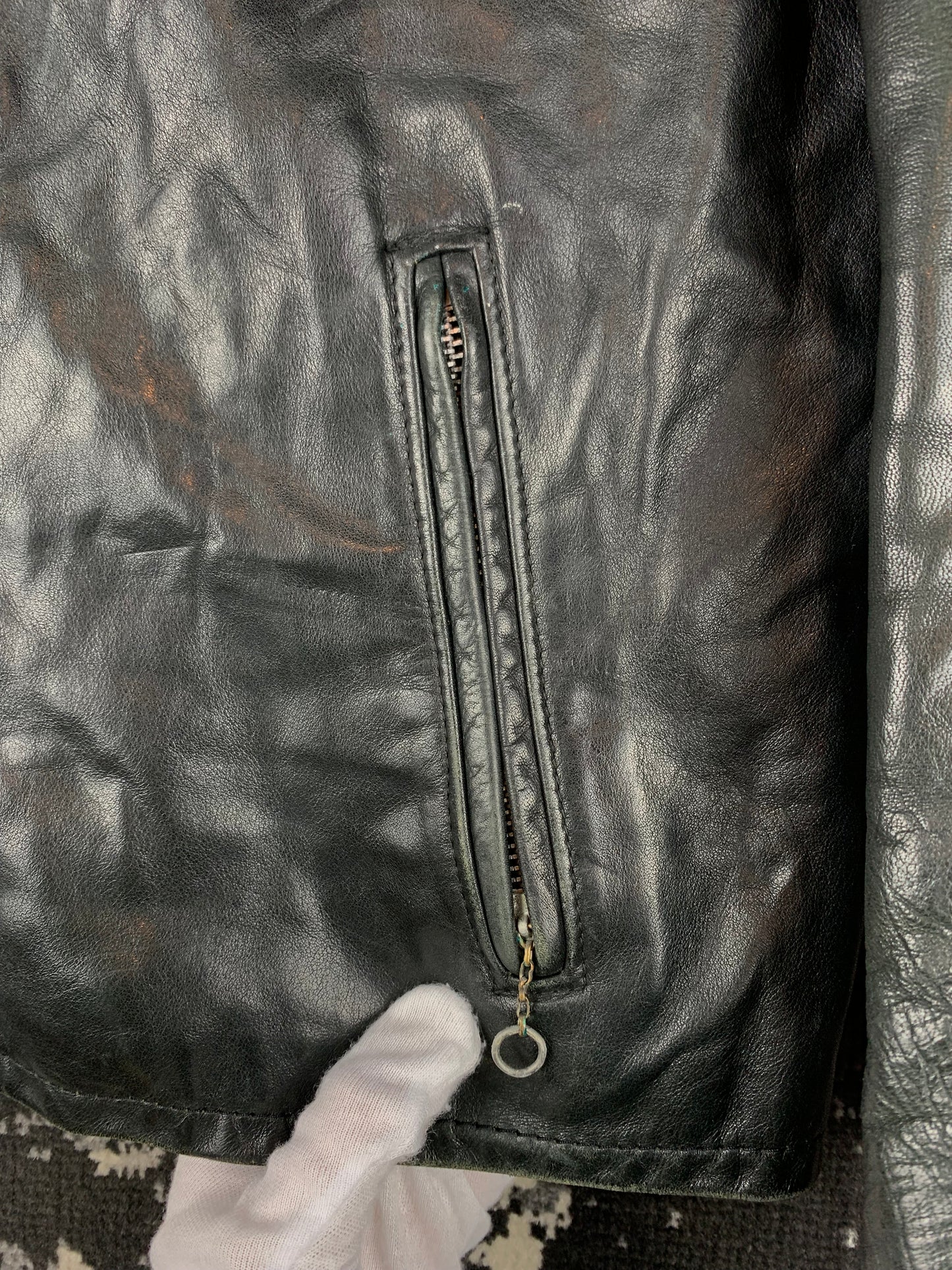 Women’s Vintage Schott NYC Black Leather Jacket