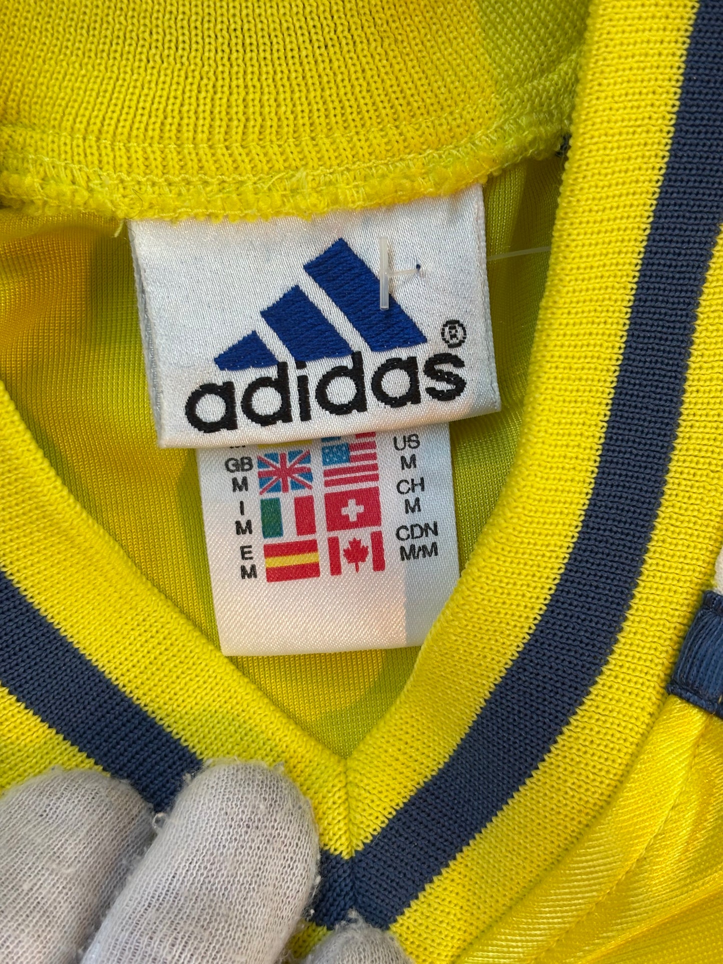 Adidas Climalite Yellow White Jersey
