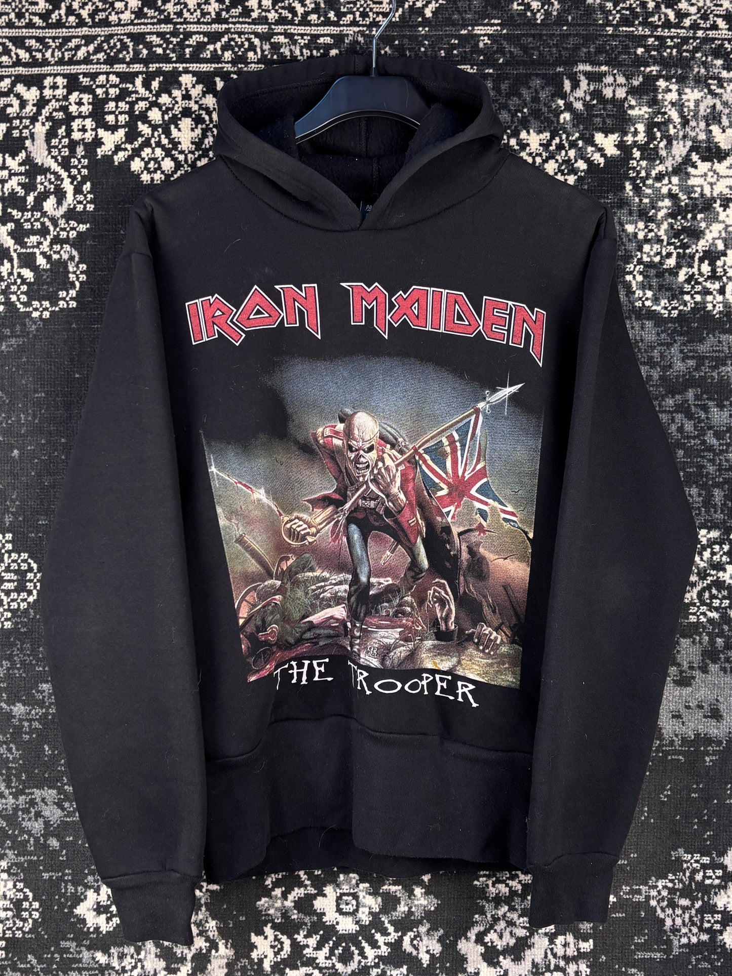 Iron Maiden The Trooper Black Graphic Hoodie