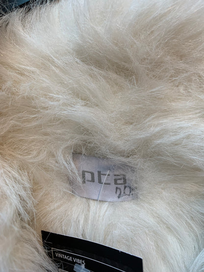 Women’s Y2K Button Up Faux Fur Coat