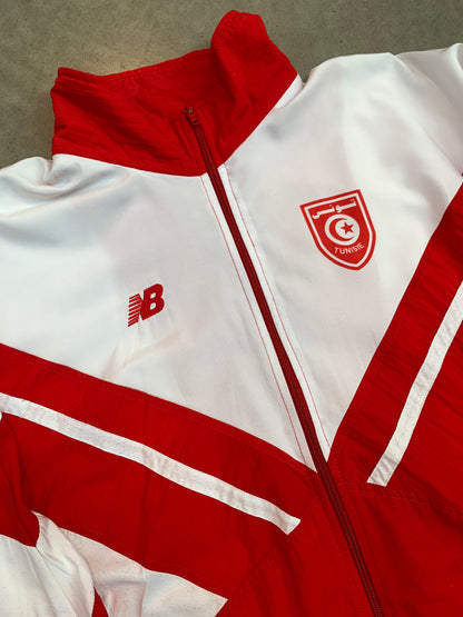 Red And White Tunisian National Team Track Jacket
