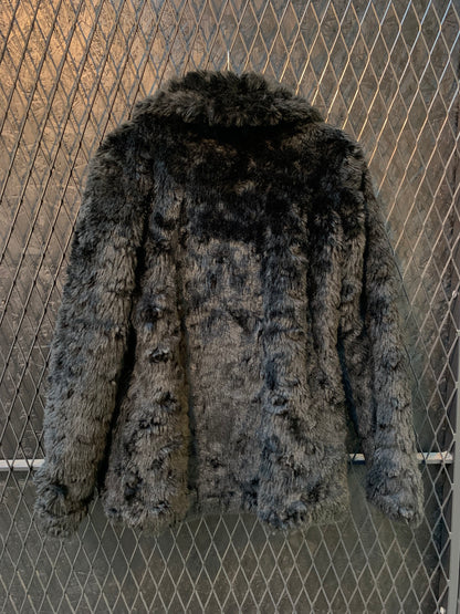 Black Faux Fur Jacket Women’s S