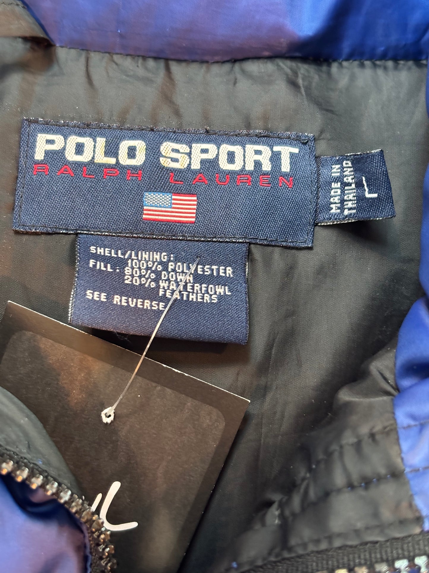 Polo Sport Ralph Lauren Blue Down Puffer Jacket