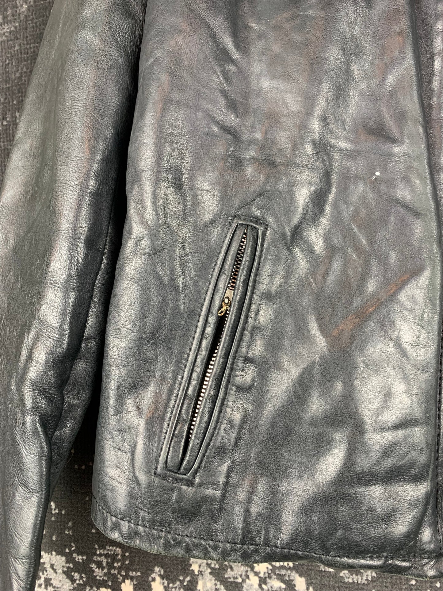 Women’s Vintage Schott NYC Black Leather Jacket