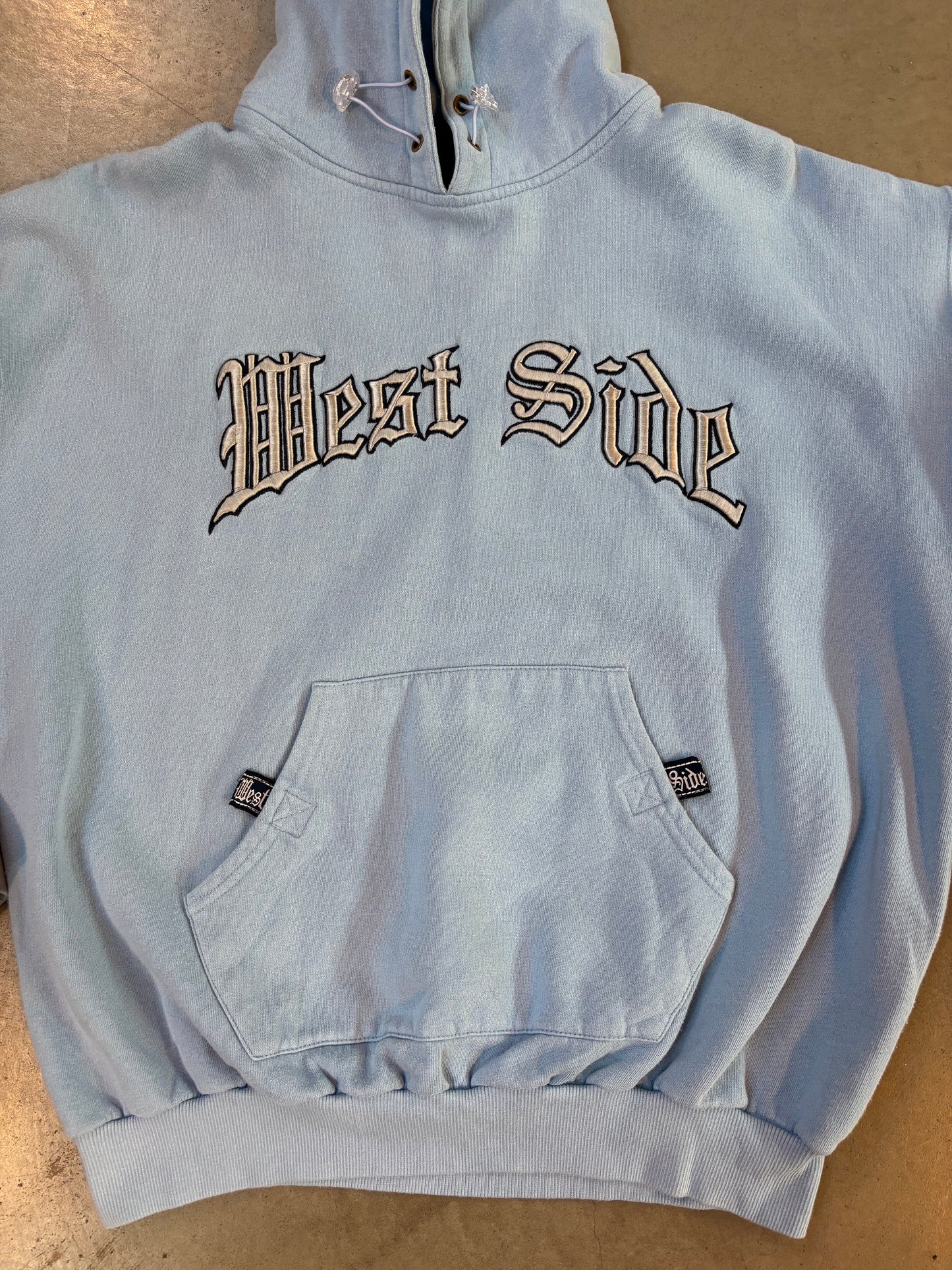 West Side Blue Hoodie Men’s XL