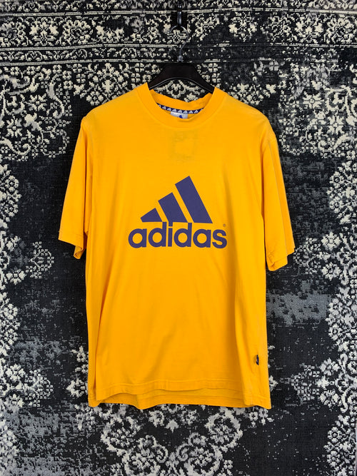 Adidas Orange Logo T-Shirt in Bold Sporty Style