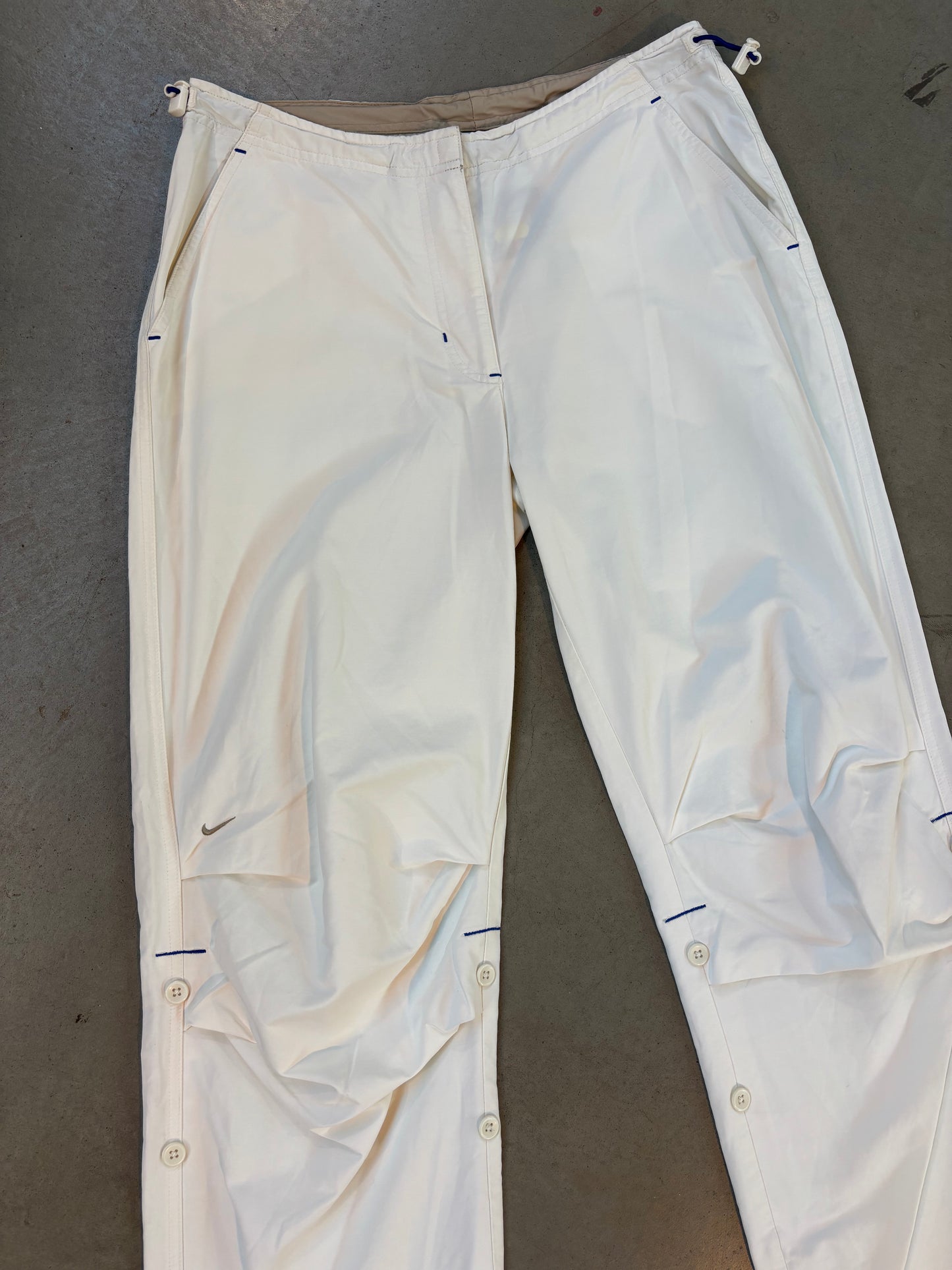 Vintage Nike White Zip-Off Pants