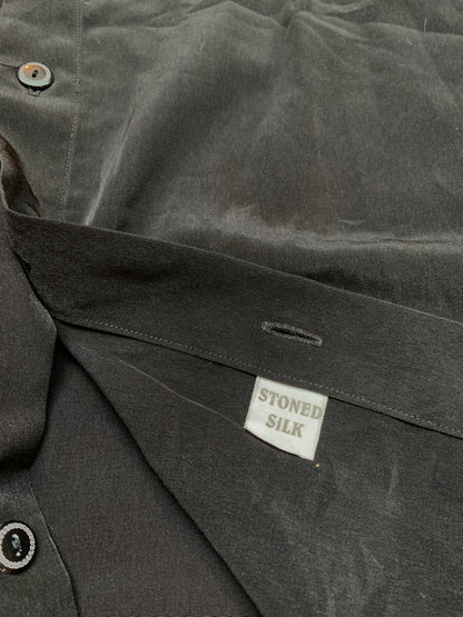 Versace Classic V2 Black and Brown Short Sleeve Shirt