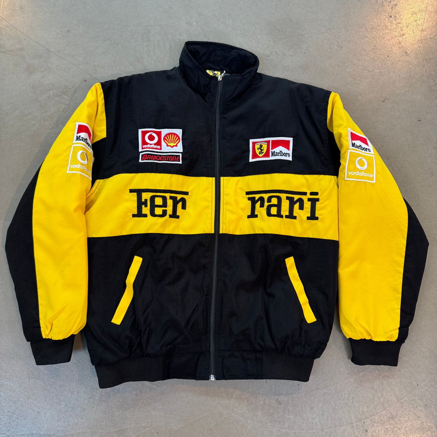 Vintage Ferrari Marlboro Michael Schumacher F1 Racing Jacket
