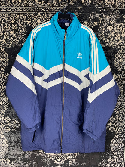 Men's Vintage Adidas Blue Winter Jacket
