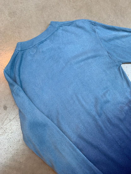 Versace Jeans Couture Gradient Blue Sweater