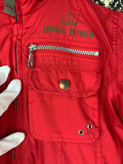 Y2K Women's Red Horse Power Outdoor Jacket