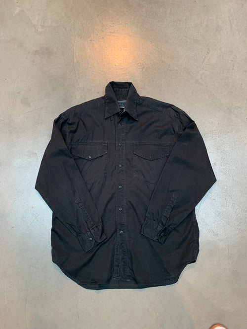 Versace Jeans Couture Classic Black Long Sleeve Shirt