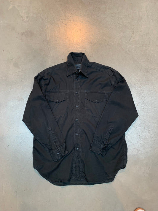 Versace Jeans Couture Classic Black Long Sleeve Shirt