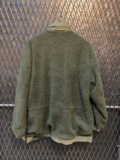 Vintage “NATURE RESORT” Expedition Team Dark Green Fleece Jacket