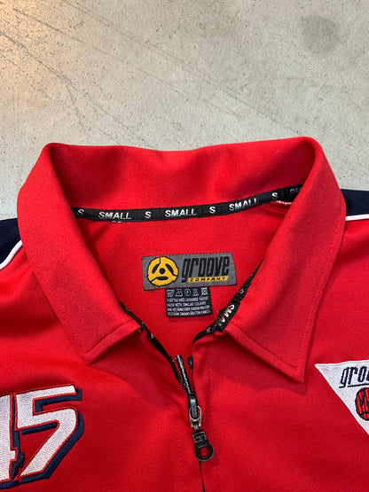 Men’s Vintage Groove Racing-Style Short Sleeve Shirt