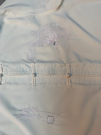 Womens China Style Embroidered Short Sleeve Shirt