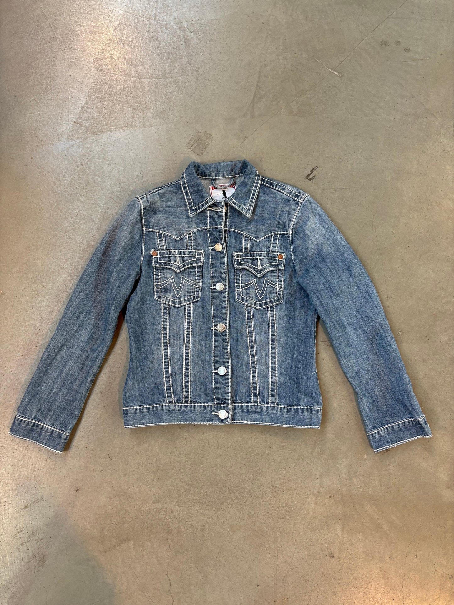 Eden Girl Vintage Blue Denim Jacket