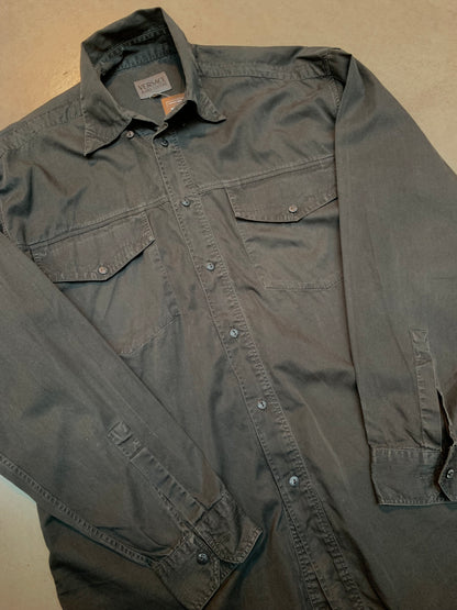 Versace Jeans Couture Classic Black Long Sleeve Shirt