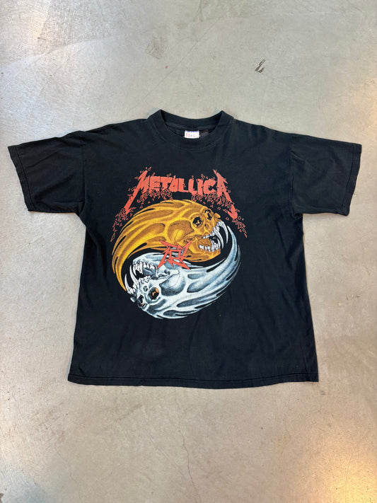 Vintage Metallica Skull Yin Yang T-Shirt