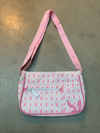 Women’s Pink Playboy Logo Shoulder Bag