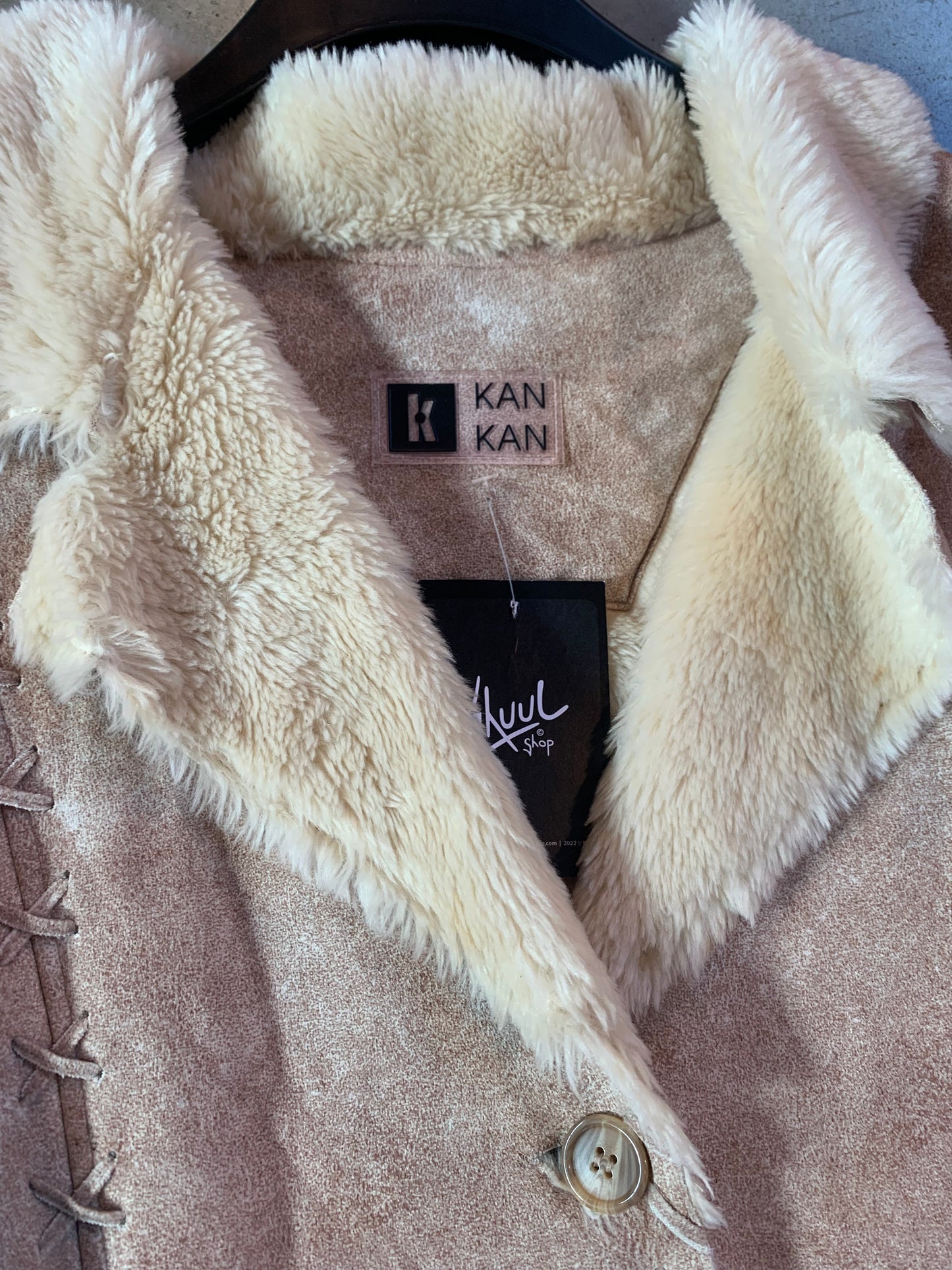 KanKan Vintage Faux Shearling Coat