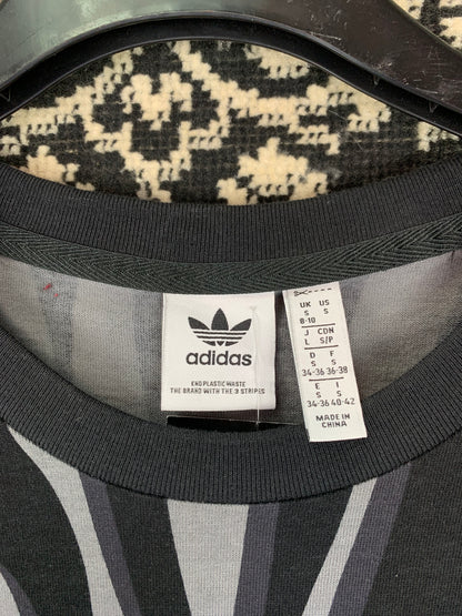 Women's Adidas Originals Black and Grey Patterned T-Shirt