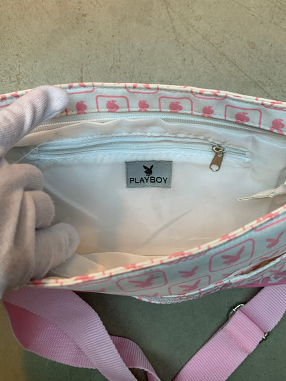 Women’s Pink Playboy Logo Shoulder Bag