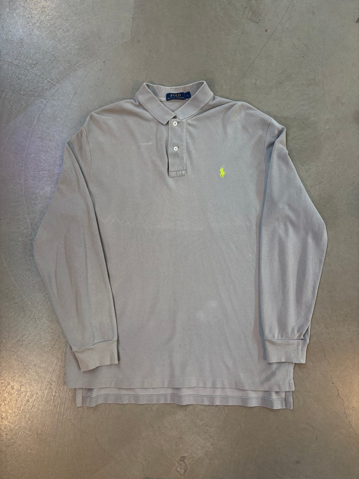 Ralph Lauren Grey Long Sleeve Polo Shirt