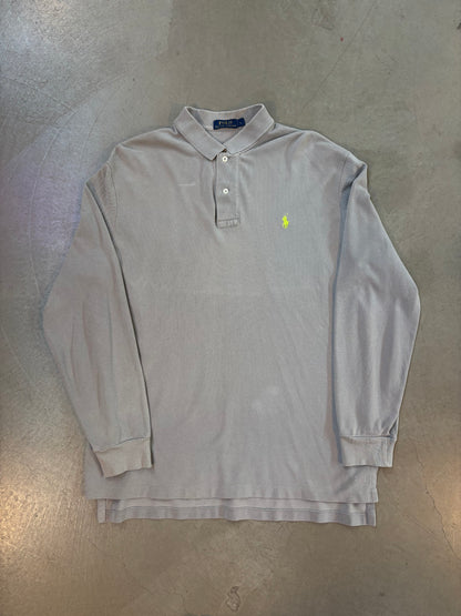 Ralph Lauren Grey Long Sleeve Polo Shirt