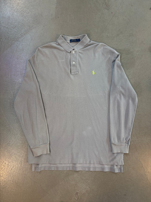Ralph Lauren Grey Long Sleeve Polo Shirt